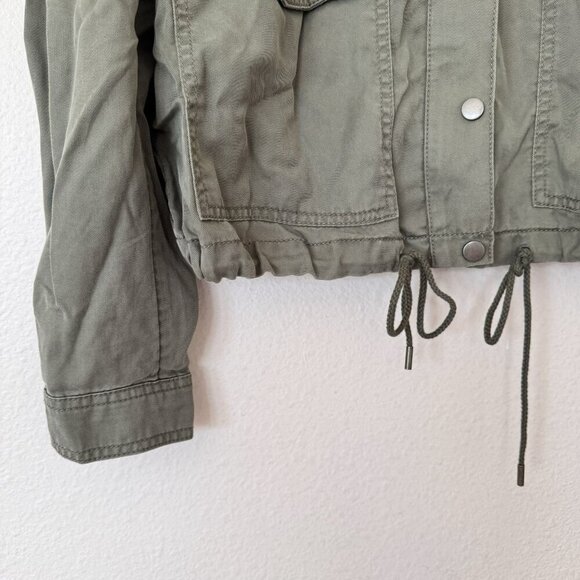 ANN TAYLOR LOFT Blazer Women Size Medium Green Button Up Lightweight Jacket - Picture 3 of 8